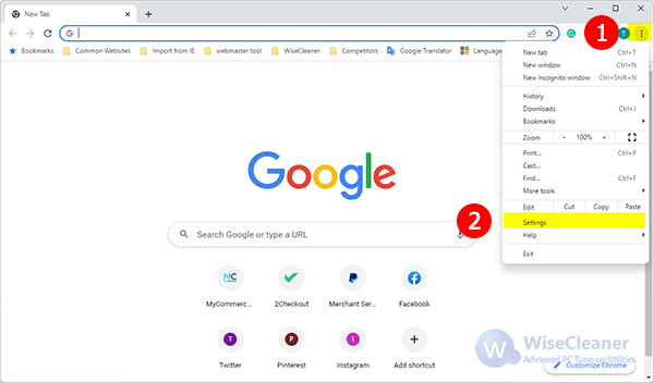 turn off Google Chrome account sync