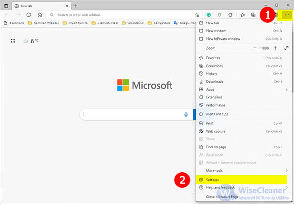 turn off MS Edge account sync