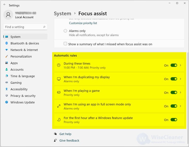 How to Use Focus Assist in Windows 11