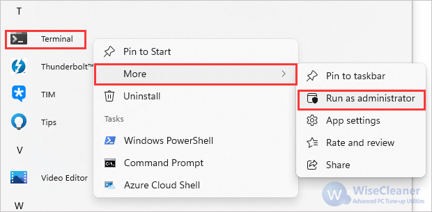 How to Open Terminal in Windows 11