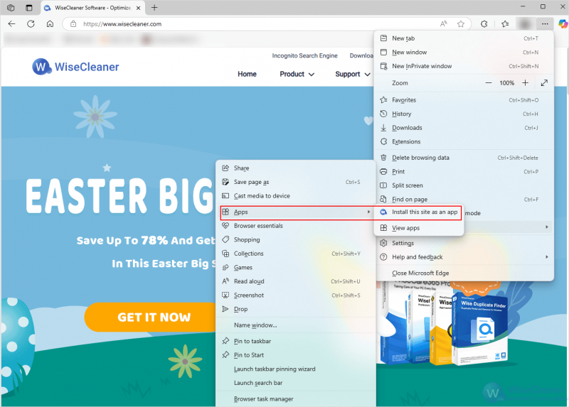 Using Microsoft Edge